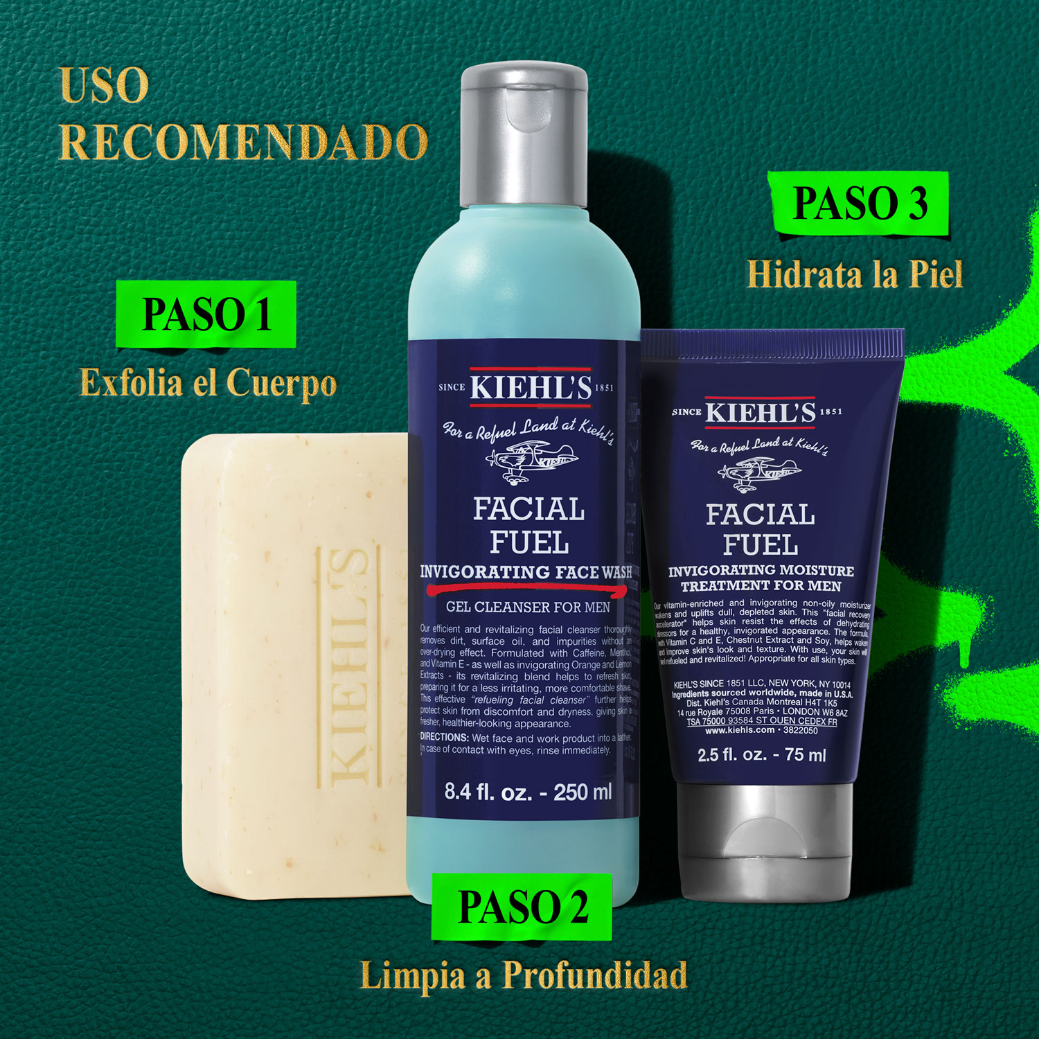 SET MENS ENERGIZING ESSENTIALS (SET ESENCIAL PARA HOMBRE)